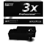 3x Pro Toner Black for Xerox Phaser 6022