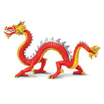 Safari Ltd Dragon Chinois à Cornes | Collection de Dragons | Figurine de Dragon Peinte à la Main | Non Toxique et sans BPA | Convient aux Enfants de 3 Ans et Plus