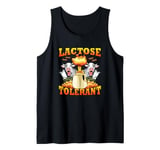 Funny Lactose Tolerant Dairy Cow Milk Lactose Tolerance Tank Top