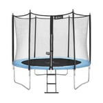 Trampoline de jardin 250 cm + filet de sécurité + échelle  Normes CE/EU