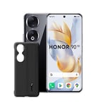 HONOR 90 Telephone Portable + Coque, 200MP Triple Caméra, 6,7” Écran Incurvé AMOLED 120Hz, Smartphone 5G 12 Go+512 Go, Batterie 5000mAh, Supercharge 66 W, Double SIM, Android 13, Noir