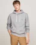 Tommy Hilfiger Essential Fleece Mens Hoodie - Grey - Size X-Large