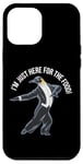 iPhone 12 Pro Max Funny Penguin Tuxedo I'm Just Here for the Food Case