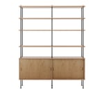 Carl Hansen - BM0253 150 x 189 cm, Oljad Ek - Hyllor - Børge Mogensen - Träfärgad - MDF/Metall/Trä