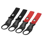 Bottle Hanging Buckle for Backpack Belt Black,Red 4 Pack