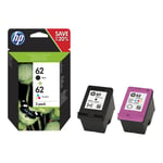 HP 62 Black & Colour Combo Pack Ink Cartridge For ENVY 5640 5740 Inkjet Printer