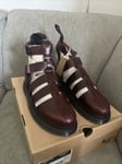 NEW IN BOX! - Dr Martens GERALDO Charro Brando Leather Sandals - Size UK 10