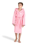 arena Zeal Plus Junior Boys' and Girls' Microfibre Bathrobe, Microfibre Bathrobe with Hood and Pockets, Unisex Quick-drying Bathrobe, Comfortable and Lightweight