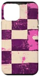 Coque pour iPhone 12 mini Violet Abstrait Carreaux Lutte Contre Le Cancer Du Sein