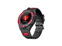 Eko Montre Connectée 4G GPS Caméra Waterproof IPX7 avec Boussole Noir / Rouge