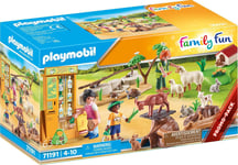 Playmobil 71191 Family Fun Petting Zoo, Playset with Animals, Fun Imaginative 4