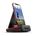 Rapsodo Moniteur de Lancement Mobile pour Le Golf, Utilisation en intérieur et en extérieur avec Vue Satellite GPS et précision de Niveau Professionnel, iPhone et iPad Uniquement, Noir/Rouge