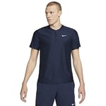 Nike M NKCT DF ADVTG Polo Shirt Mens, Obsidian/Obsidian/White, S