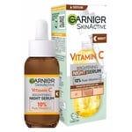 3 x Garnier Skin Active Vitamin C Brightening Night Serum 30ml