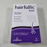 Vitabiotics HAIRFOLLIC HER Supports Healthy Hair - 26 Nutrients 30 Tablets 05/26