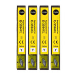 4 Yellow XL Ink Cartridges to replace Epson T3594 (35XL) non-OEM / Compatible