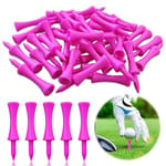 Zivisk Rosa Golf Tees Plast 57MM 100 Count Långa Castle Golf Tees 2-1/4 tum