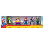 JAKKS Pacific - Nintendo Super Mario Bros 2.5" 5-pack Figures Set