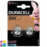 2 Duracell CR2032 Lithium Batteries Blister 3V Coin Cell DL2032 Exp 2027 Neuf