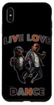 Coque pour iPhone XS Max Live Love Dance Rottweiler Style Hip Hop