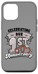 iPhone 12/12 Pro 1st Wedding Anniversary Celebrating 1 Year Matching Gift Case