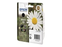 Epson 18 - 5.2 Ml - Svart - Original - Blekkpatron - For Expression Home Xp-212, 215, 225, 312, 315, 322, 325, 412, 415, 422, 425