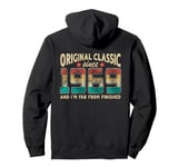 Original Classic Born 1969 I'm Far From Finished Birthday Pullover Hoodie