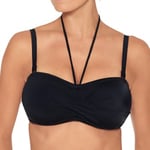 Wiki Basic Bandeau Bikini Top Svart C 70 Dam