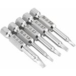 5PCS Triangulär huvud magnetisk skruvmejsel bits set S2 stål 1.8mm