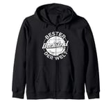 BEST ARCHITECT IN THE WORLD Architects Gift Zip Hoodie