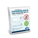 SWEET NIGHT Sweetnight - Housse intégrale Matelas imperméable 70x140 cm | Anti-Punaise de lit et Anti-acariens | Rénove Matelas | Fermeture à glissière | sans Traitement Chimique | EP. jusqu'à 12 cm