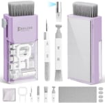 Kit De Nettoyage Pour Iphone Airpods Claviers Ordinateurs Et Tablettes,Nettoyeur D'Écran Multifonctionnel Pour Ecouteurs,Téléphones,Appareils Photo,Tout-En-Un Avec Brevet-Violet[SMA072547]