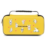 Etui pochette Switch lite jaune lapin comics et BD personnalisee