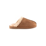 Celine Slippers, Chestnut