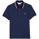 Lacoste T-shirts & Polo-t-shirts Regular Fit Stretch Mini Piqué Polo Shirt Blue Chine