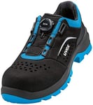 UVEX Mixte Low Shoe 69382 S1p Size 38 PU Chaussure Basse perforée S1 P SRC W11, Nero Blu