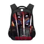 Marvel Deadpool Boys Reppu säädettävällä olkahihnalla, Super Hero Reppu