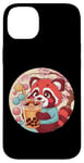 Coque pour iPhone 14 Plus Roter Kawaii Panda avec Bubble Tea