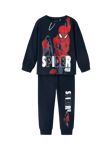 NAME IT Kids' Spider-Man Cotton Blend Pyjamas, Dark Sapphire