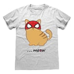 Spider-Man Miles Morales Video Game T-Shirt Meow (M)