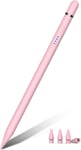 Pencil 1Ère Génération Pour Ipad, Stylo Pour Ipad Avec Reject De Paume, Sensibilité À L`Inclinaison. Stylet Pencil Compatible Avec Ipad 6-10, Air 3/4/5/11''M2, Mini 5/6, Pro 11""/12,9""/13''M4 (Rose)