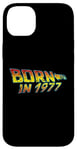 Coque pour iPhone 14 Plus Classic Born in 1977 Distressed Birthday édition 1977