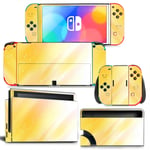 Kit De Autocollants Skin Decal Pour Switch Oled Ns Console De Jeu Oled Protection Gradient, T1470