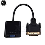 20CM Full HD 1080P DVI-D vers VGA Adaptateur 24 + 1 25Pin Mâle à 15Pin Femelle Convertisseur de Câble pour PC HDTV Moniteur DVD TV Box Projecteur