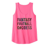 Draft Day FANTASY FOOTBALL GODDESS Queen Wife Cool Legend Tank Top