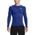 Under Armour 2P HeatGear LS Compression Shirt Royalblå XX-Large Herre