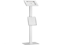 Maclean tablet advertising stand, under floor with lock, 9.7-11, iPad/iPad Air/iPad Pro, Samsung Galaxy Tab A/Tab A7/Ta