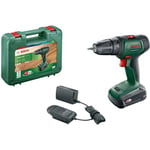 Perceuse-visseuse sans-fil Bosch - UniversalDrill 18V 40Nm + 1 batterie 1,5 Ah, 1 chargeur, 1 embout de vissage double et coffret