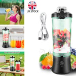 600ml Electric Juice Maker Portable Blender Smoothie Juicer Fruit Machine Small 