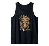 Jesus is my King - Bible True Story - Jesus Happy Tank Top